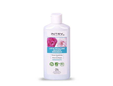 Água micelar de leite micelar suave orgânico 200 ml INTRA