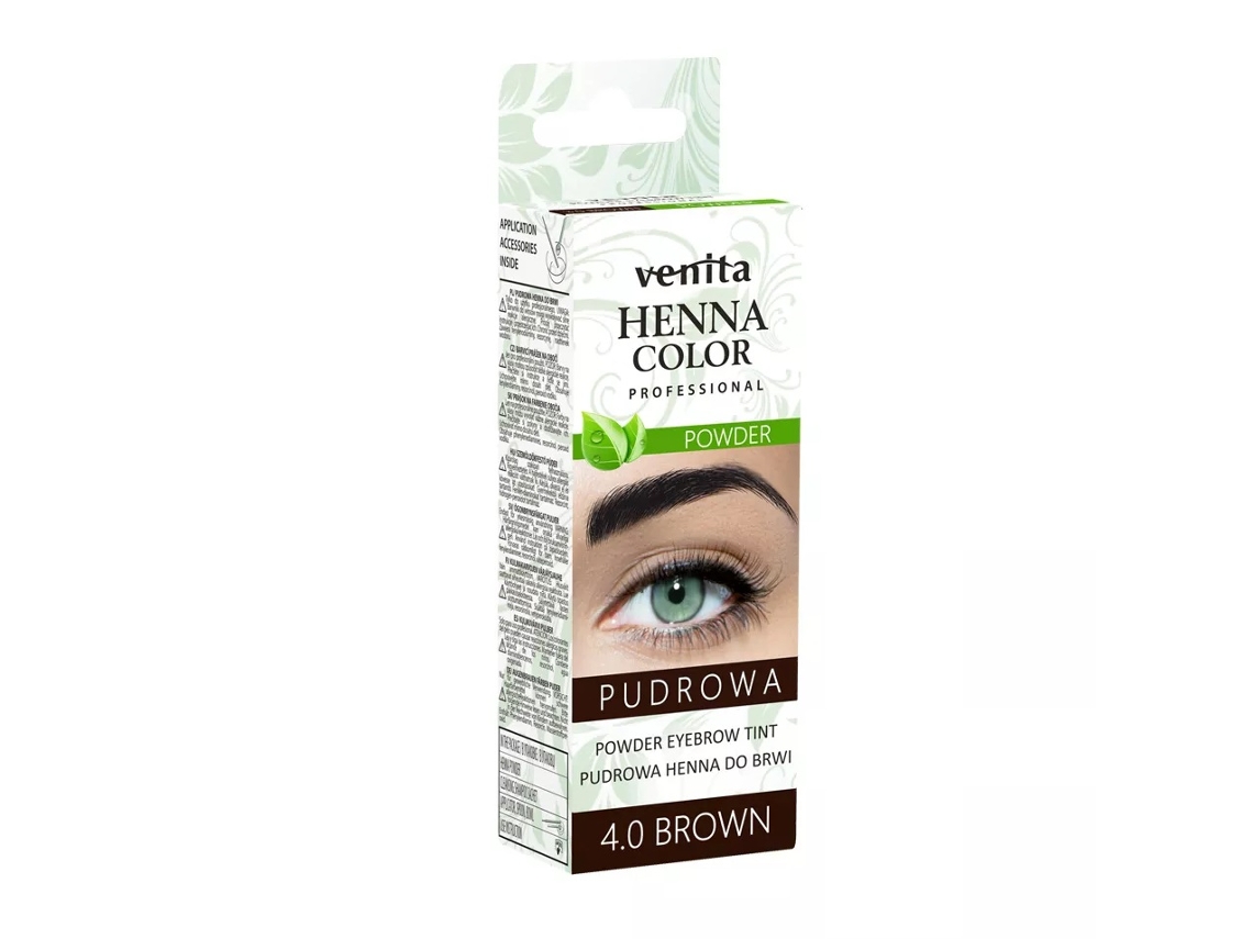 Henna Em Pó Venita Para Sobrancelhas 4.0 Castanho, 4g