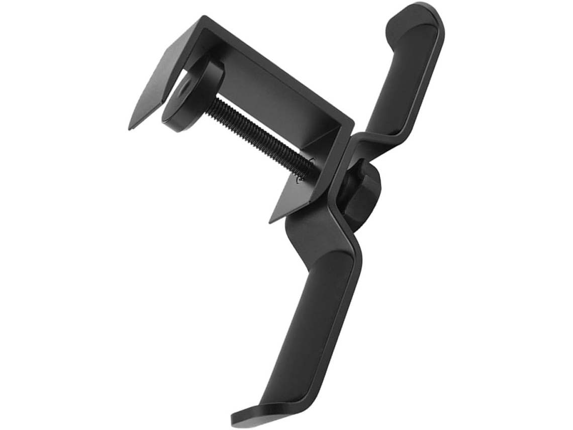 Suporte Para Fones De Ouvido Solustre Em Liga De Alumínio Preto, Fácil De Instalar, Com Gancho Prático Para