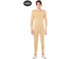 Fato Unisexo CAR&GUS Conjunto de Collant de Elastano Bege com 2 Peças (Tam.: M/L)
