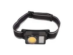 Farol Led Recarregável Usb, Lanterna De Testa Com Brilho Ajustável, Leve, Ideal Para Corrida De Pesca (preto)