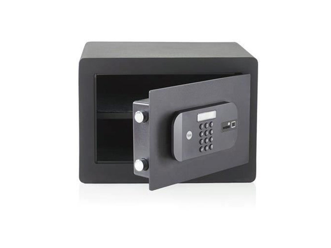 Cofre portátil Yale Ysfb 250 Eb1 20,5L, preto