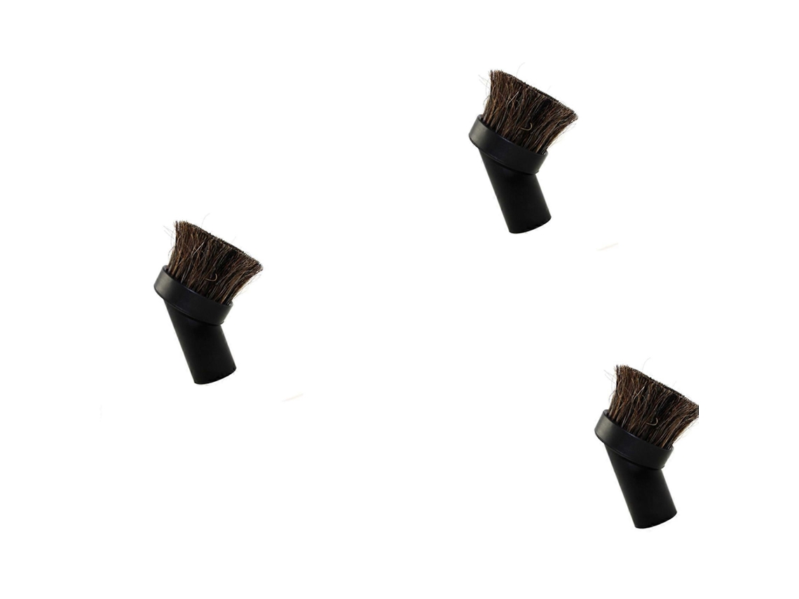 Conjunto De 3 Escovas De Reposição Redondas De Crina De Cavalo Para Aspirador De Pó, 32 Mm, Para Limpeza De Teclados E Outros Espaços._ptg