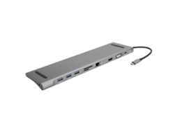 Estação De Docking Type-c 10 Em 1, Expansão Multifuncional Para Laptop, Hub Usb