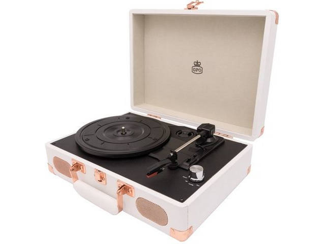 Gira-Discos GPO RETRO Soho Cobre e Branco