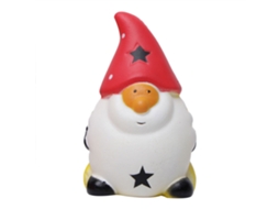 Mali brinquedo Anti estresse Papai Noel com Barba e Chapéu Pontudo Presente Natalino 07