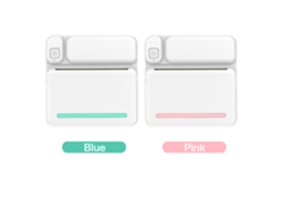 Mini Impressora Térmica Portátil para Estudantes, 200 Ppp, Bateria de 1200 Mah, Bluetooth, Compatível com Smartphones, Sem Tinta (S/MARCA)