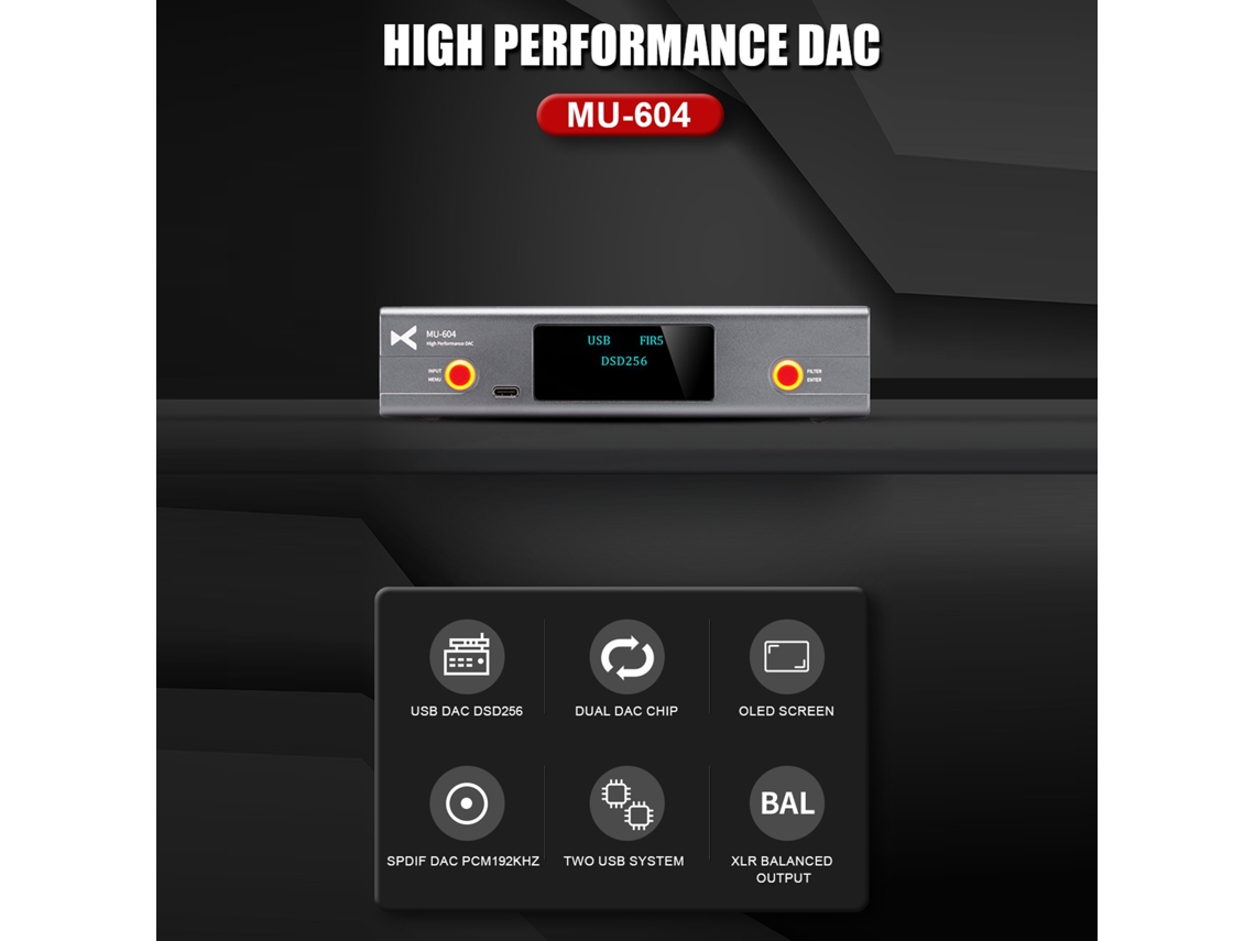 Pré Amplificador Dac Com Entradas Óptica E Coaxial