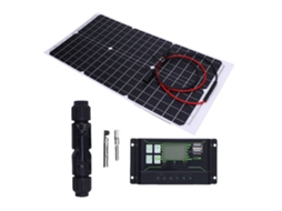 Laxiscreed Painéis Solares Monocristalinos 30w 18v Semi-flexível Compatível Com 12v E 24v