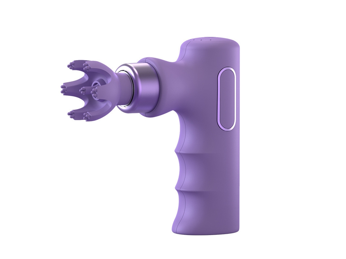Pistola De Massagem Muscular Halinuia 2023mini Recarregável, Alívio De Tensões Musculares,roxa+ Caixa De Presente Colorida