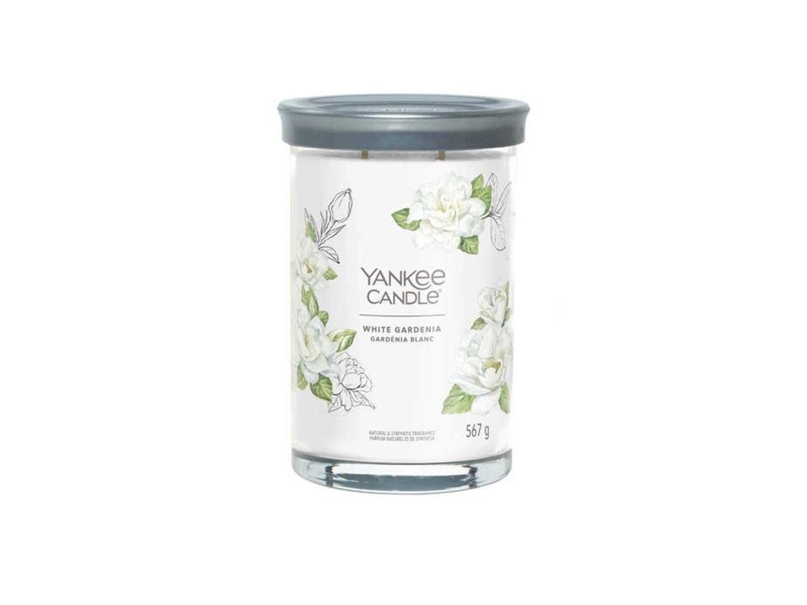 Vela Perfumada Yankee Candle Tumbler Grande Jasmim Branco Cera De Soja 60 100 Horas De Queima