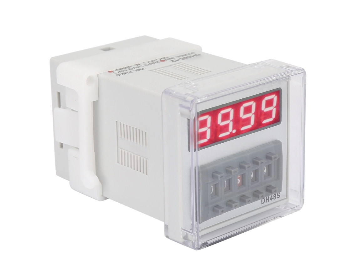 Relé Temporizador Laxiscreed Dh48s-1z Com Atraso De 0,01 Seg A 99h/99min, 380vac, Alta Fiabilidade