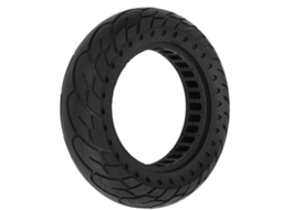Roda de Patinete Elétrico 10x2.5 Polegadas Pneu Sólido Antiderrapante
