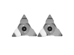 2 Lâminas Triangulares de Aço Inox para Cortador de Grama | S/MARCA