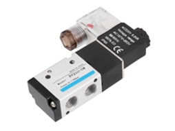 Válvula Solenoide Pneumática Laxiscreed 3 Vias 2 Posições G1/4 Para Automação Industrial