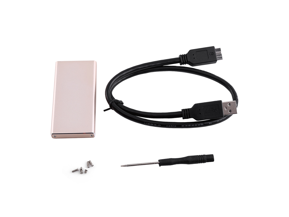 Enclosure De Disco Rígido Móvel (suporta Ssd Msata, Transferência Usb 3.0 De Alta Velocidade)