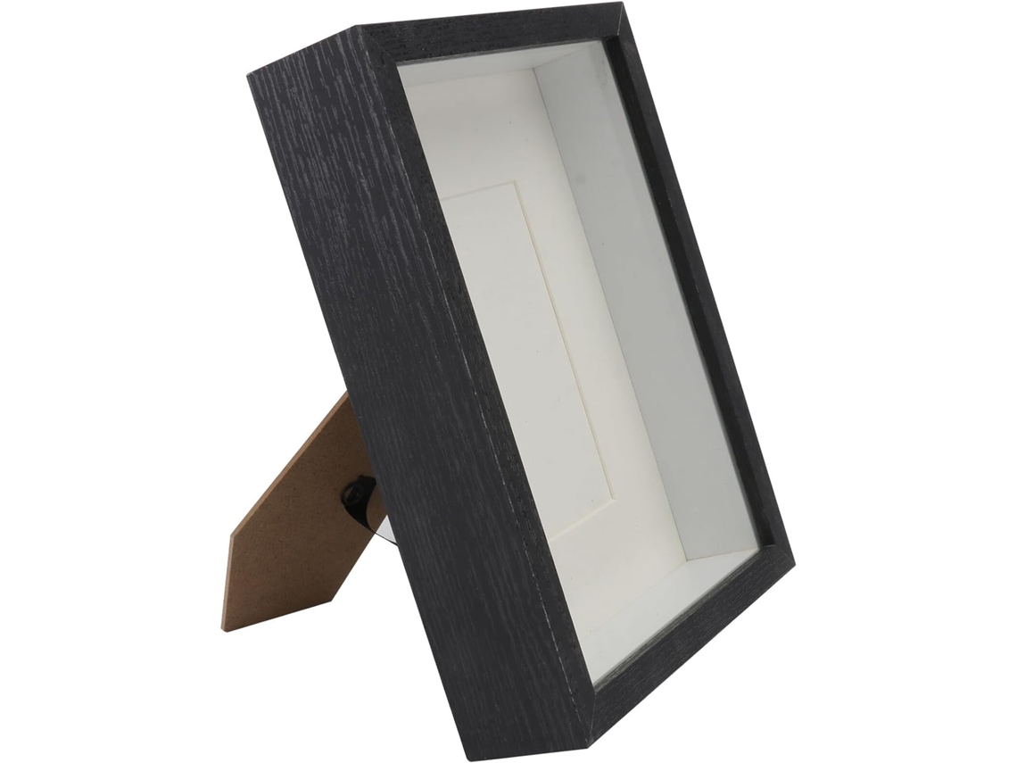 Porta Retratos Preto 20 8 Polegadas Design Vazado 3d Ideal Exibir Flores Secas Espécimes Decorações Diy Usado GOKOCO