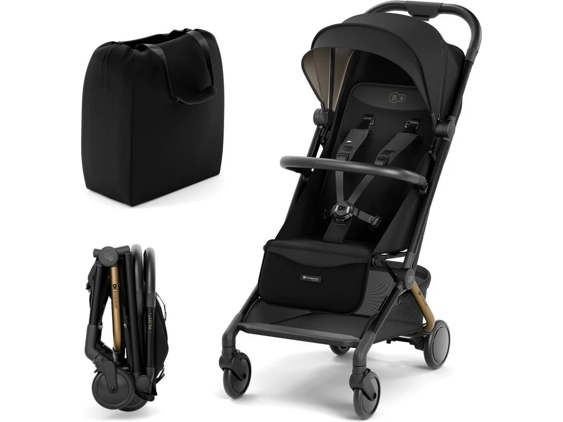 Carrinho De Bebé Kinderkraft Pilot 2 (midnight Black)