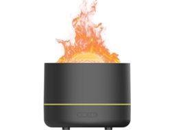 Umidificador Ultrassônico com Névoa Fria, Difusor de Óleos Essenciais, Luz Noturna com Projeção de Galáxia, Led de 7 Cores BRILVIBERA