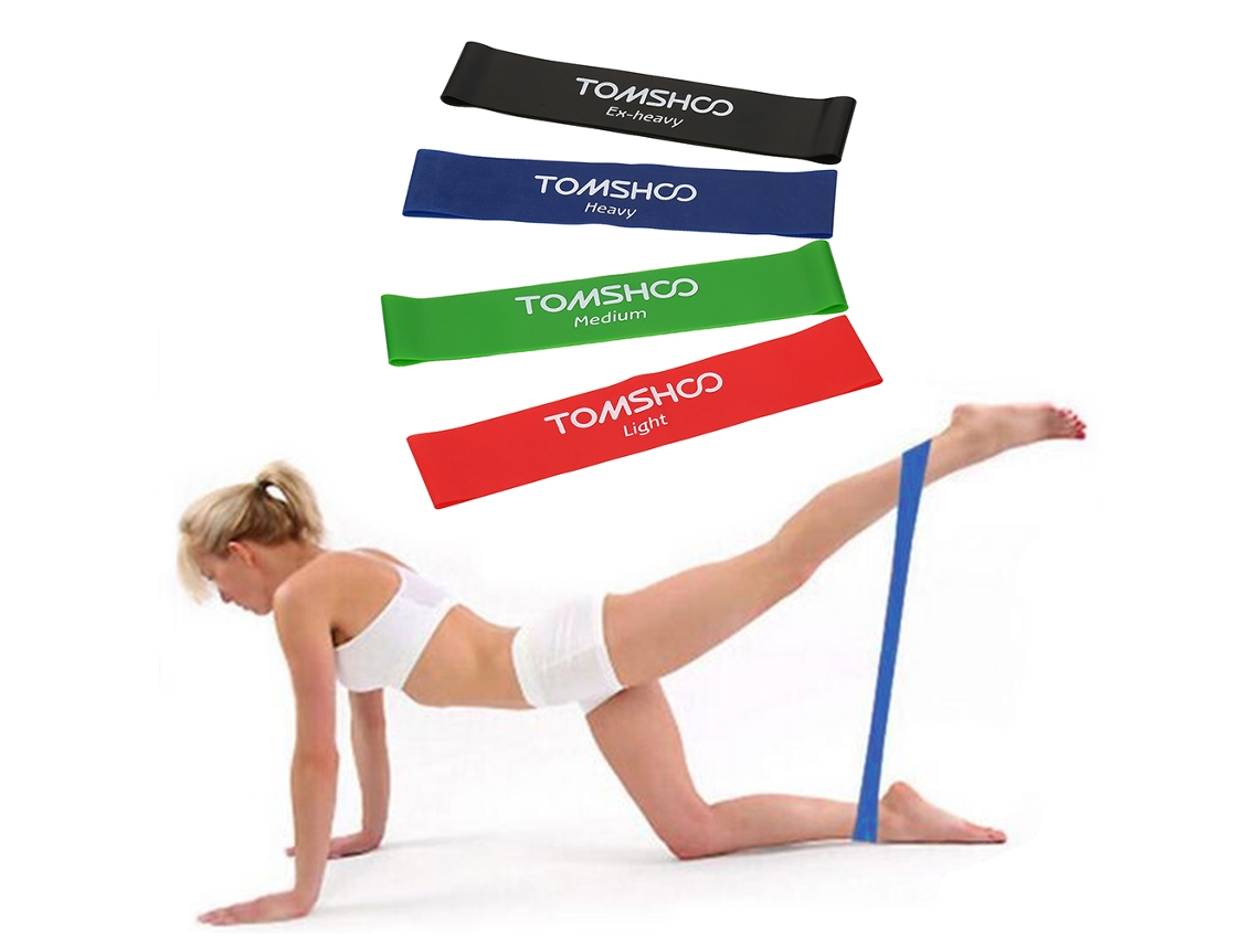 Banda de Resistência Loop Tomshoo Business para Treino de Força, Yoga, Fisioterapia | S/MARCA
