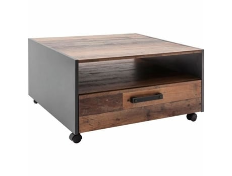 Mesa De Centro Trendteam Cinza 70 X 70 X 40 Cm
