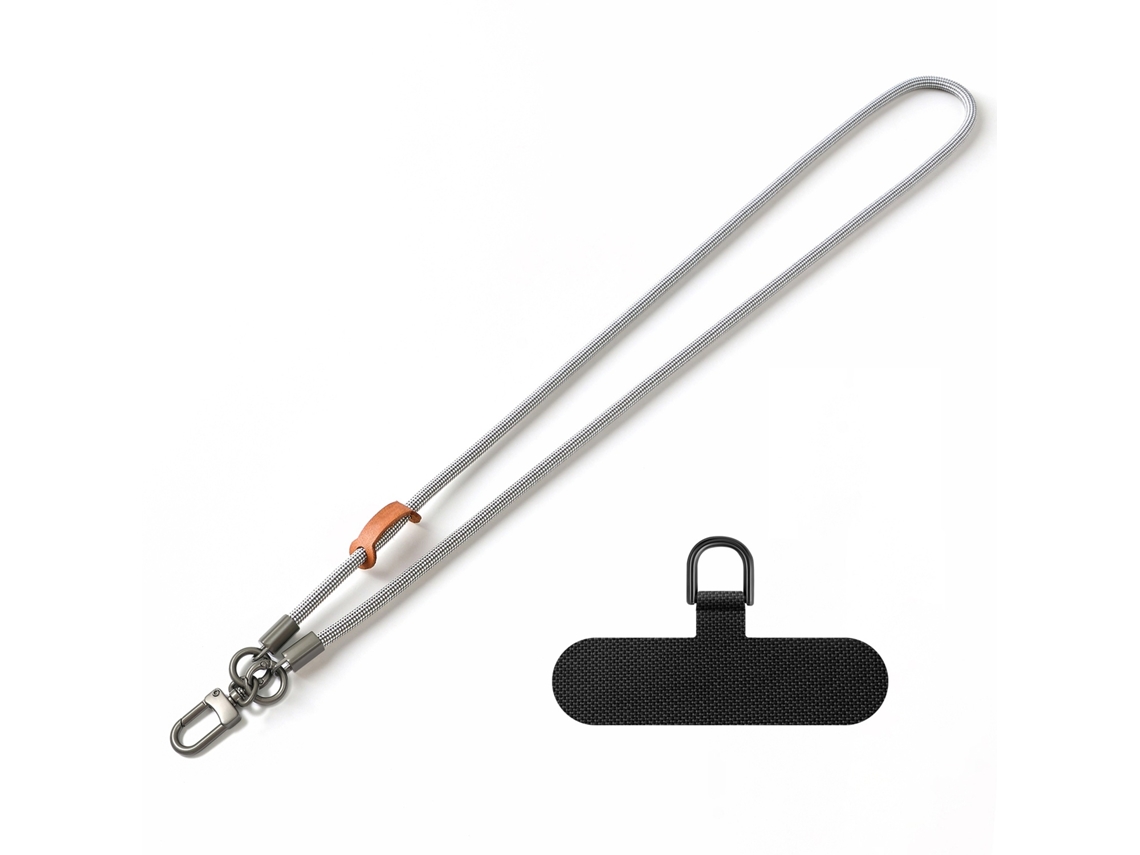 Lurelia Cordão Para Telemóvel Ajustável Transversal Com Fivela Metálica 8 Mm 120 Cm Anti-perda