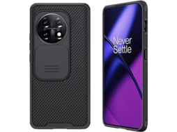 Capa YURU para Oneplus 11, Anti derrapante, Pc+tpu, Fina, Preto