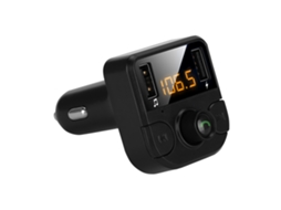 Aetheria reprodutor Mp3 Bluetooth Carro Qualidade de Som Sem Perda Carregamento Rápido Usb Duplo Chamadas Hands free