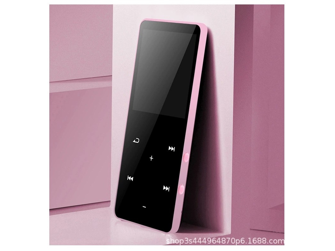 Mp3/mp4 Player 1,8 Polegadas Touch Bluetooth Leitor De Cassetes De Música Sem Perdas 8gb Rosa