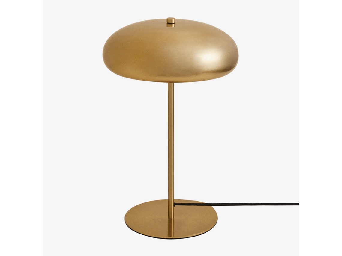 Sklum Candeeiro De Mesa Em Ferro Hilma Ferro Dourado
