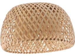 Luminária Pendente De Vime Trançado Para Casa, Com Cúpula Para Lâmpada, Ideal Para Cozinha E Sala De Estar.
