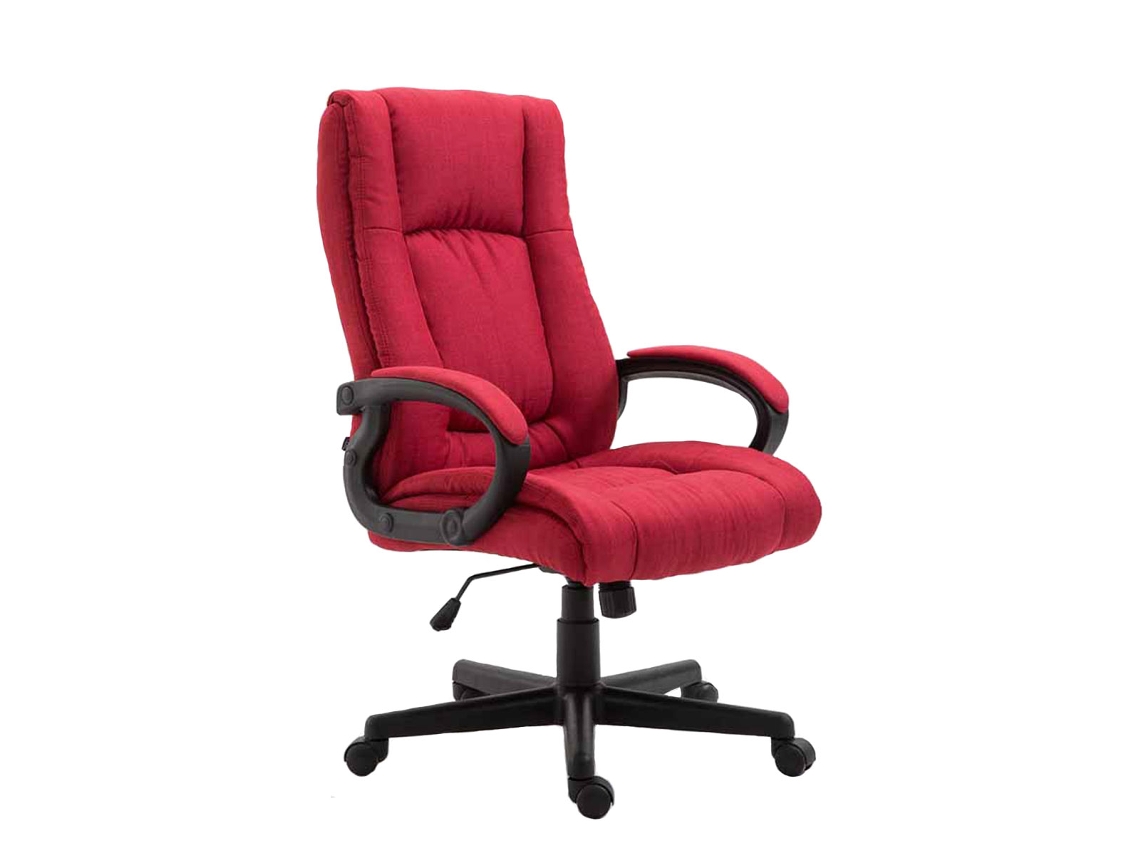 Cadeira De Escritório Xl Em Tecido Sparta Vermelho Clp