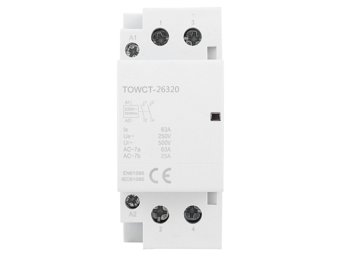 Contator doméstico modular 2P 63A 230/240V S/MARCA