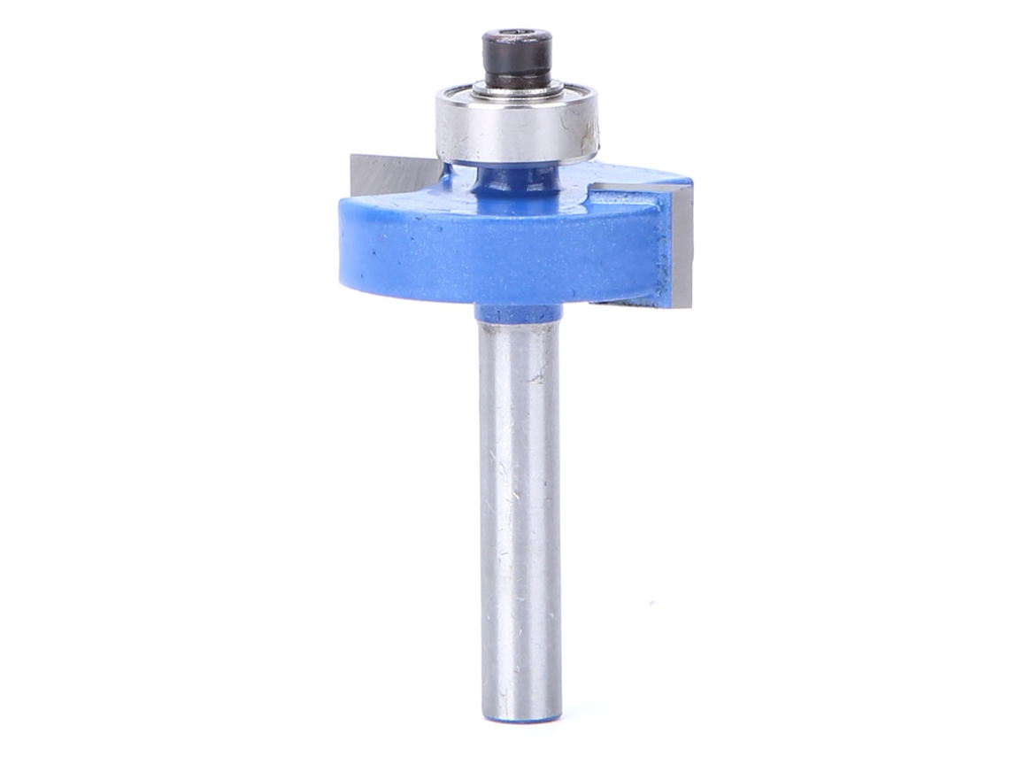 Laxiscreed Cortador De Rebordo Em T De 3/8" Para Cnc E Carpintaria Em Madeira
