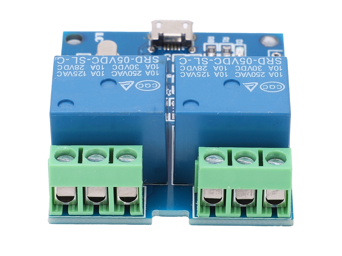 Laxiscreed Módulo De Relay Usb 2 Canais Para Controle De 5v Dc Inteligente
