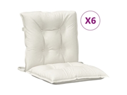 Lowback Chair Cushion, Lowback Chair Cushions Vidaxl Creme Tecido (100 X 50 X 7 Cm)