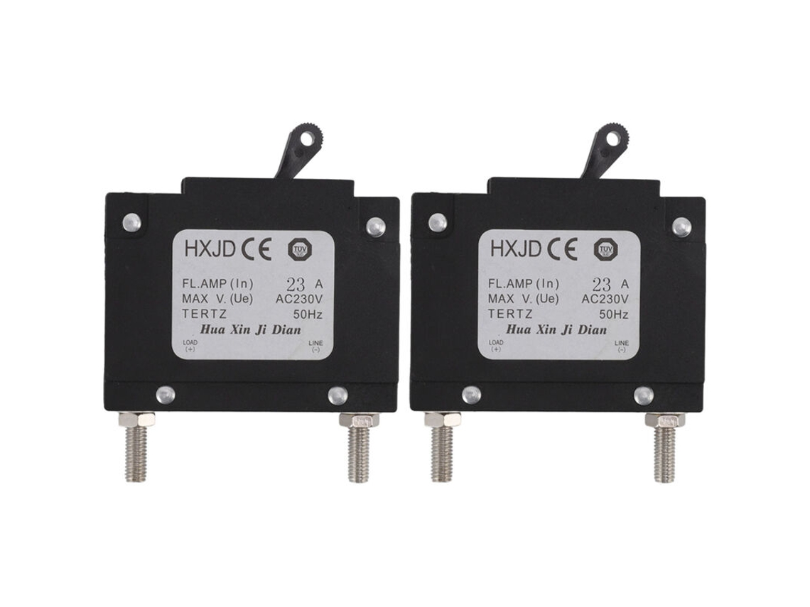 Jeffergarden 2 Peças Interruptor Para Gerador, Interruptor De Segurança Profissional Para Geradores A Gasolina Com Interruptor Alimentação 23a 230v