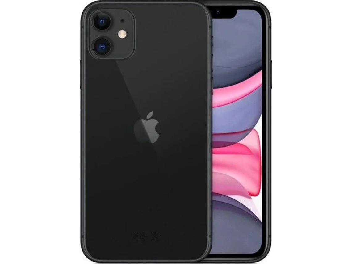 iPhone 11 APPLE (Recondicionado Flippers Como Novo - 6.1'' - 128 GB - Preto)