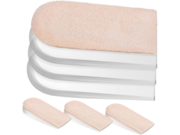 2 Pares De Palmilhas Com Elevação Calcanhar, Amortecimento Respirável Para Calçados Masculinos E Femininos