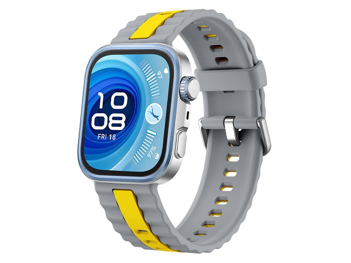 Pulseira De Silicone Xdfind Sport Com Listras Verticais Em Duas Cores Para Huawei Watch Fit 4 Pro / Fit 4 / Fit 3