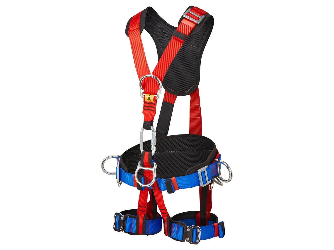 Arnês De 4 Pontos Portwest Comfort Plus - Conforto E Segurança Vermelho
