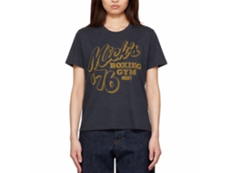 Rockinstone Rocky Movie Mick's Heather Navy Adult T-shirt Size:xl