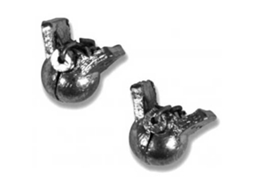 Chumbo Clip On Plummet Prateado 10 Gragot