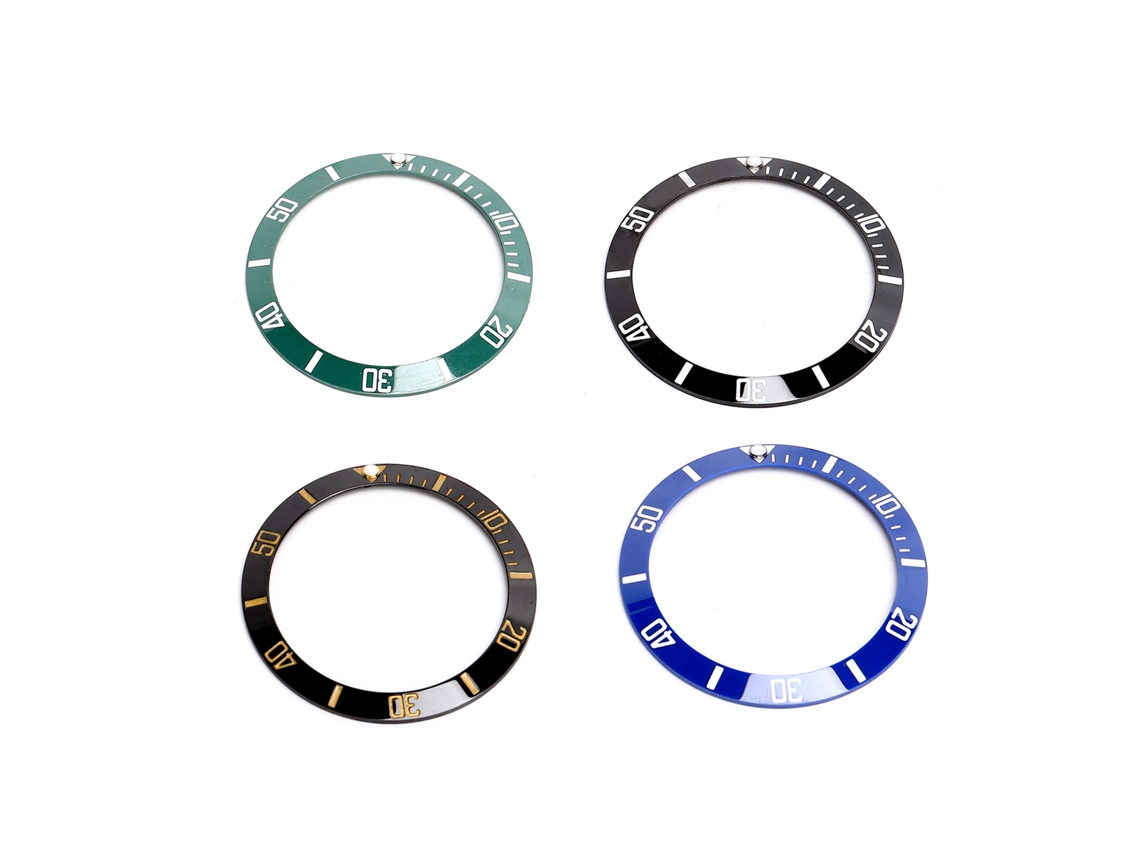 Peças Inserto Bezel Cerâmico Substituição Relógio 38mm Peças Relógio