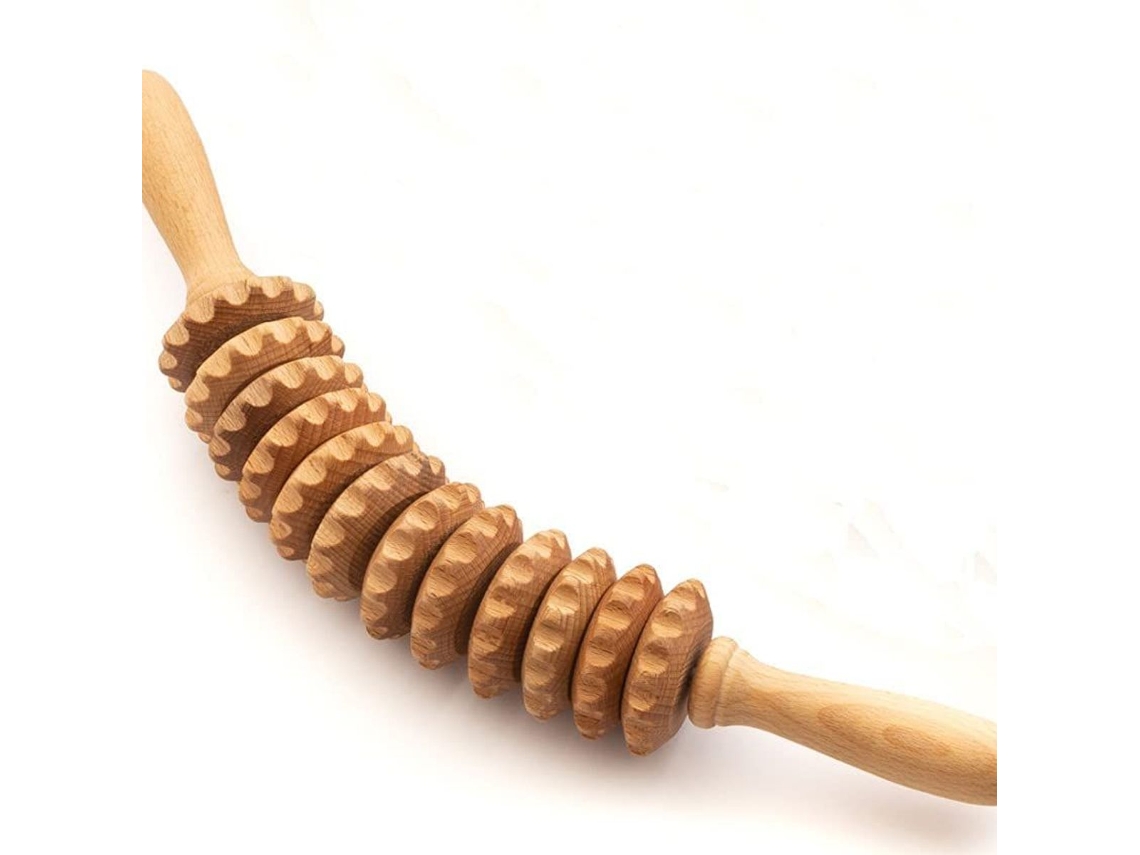 Rolo De Massagem De Madeira, Massageador De Costas