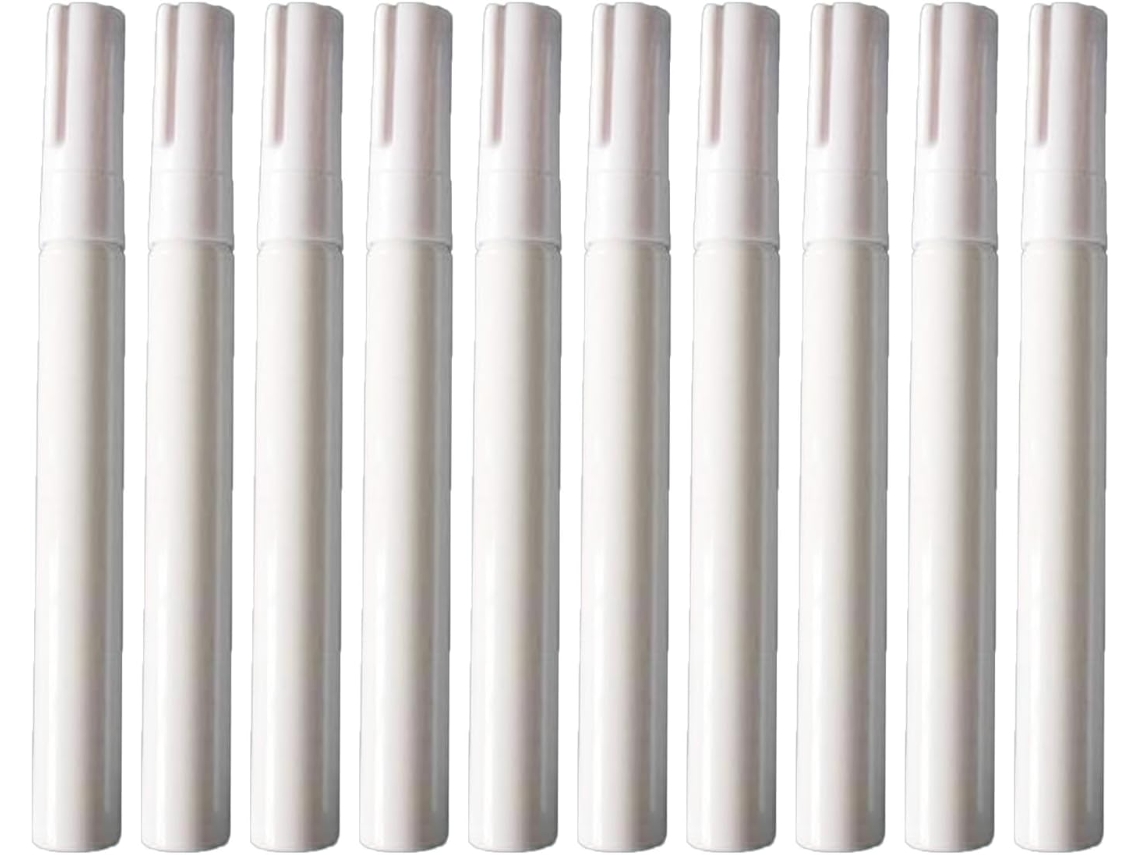 10 Canetas De Tinta Recarregáveis Vazias De 3mm Para Estudantes De