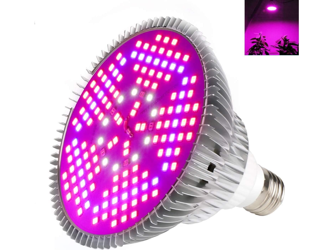 Lâmpada De Planta Led E27 100w De Espectro Completo Para Plantas, Vegetais E Flores De Interior Slowmoose