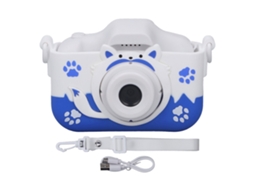 Câmera Infantil Portátil Blue Fox Shape 40mp Hd Mini Câmera Digital Com Quatro Filtros Brilvibera
