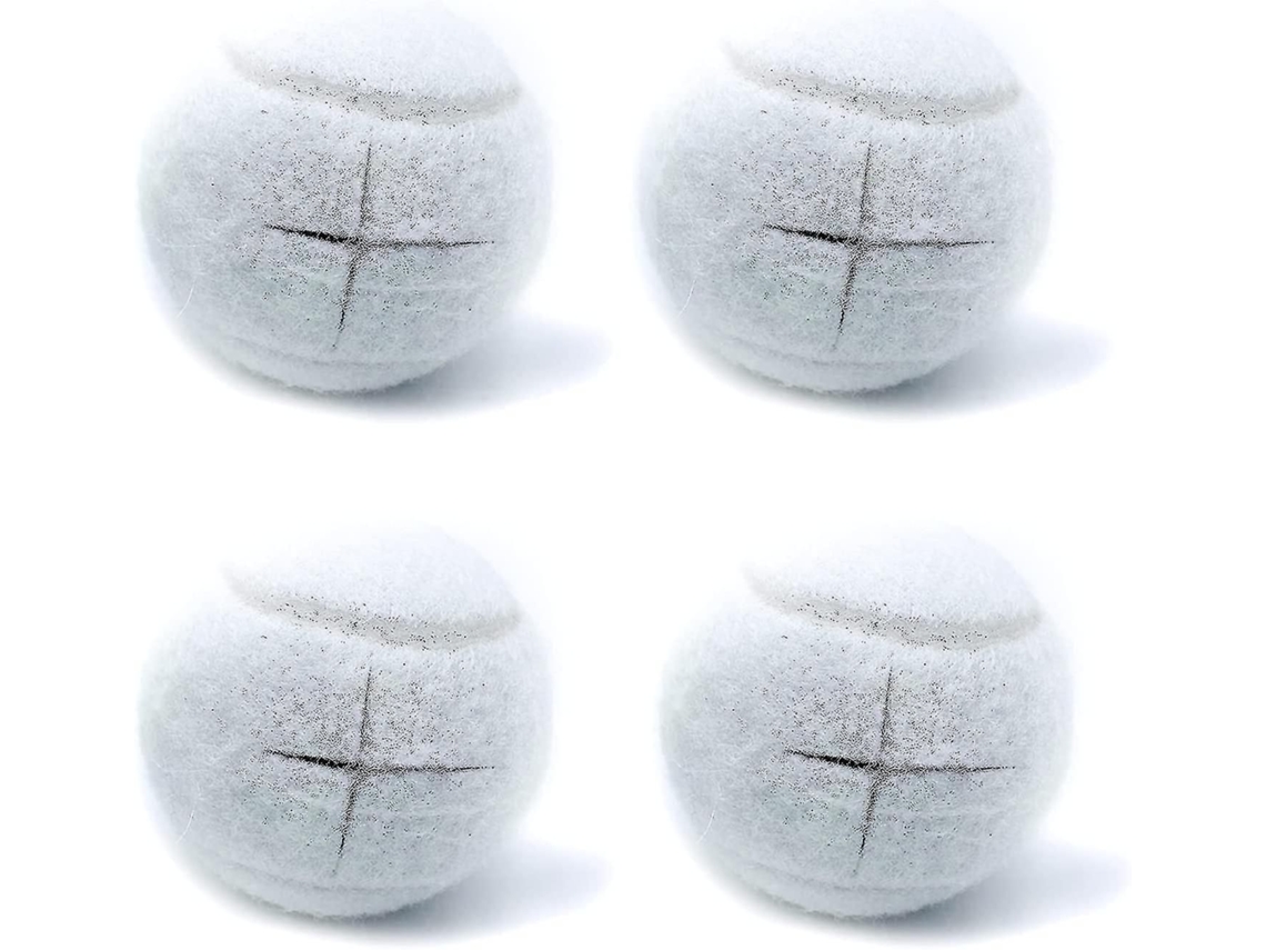 4 Bolas De Tênis Pré-cortadas Para Proteger Pisos E Pernas De Móveis