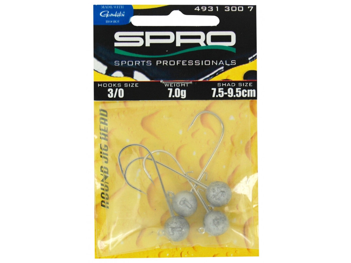 Cabeça de Chumbo SPRO Round Jighead Jig 22 3,6 Cm